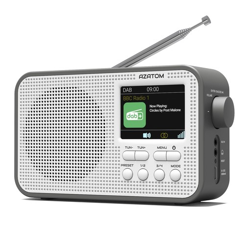 Dab portable radio - fm,