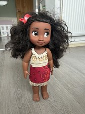 Disney store Official Moana Doll - 15 Inch With Realistic Hair
