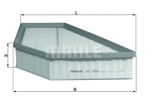Mahle 1924 air filter - mahle,