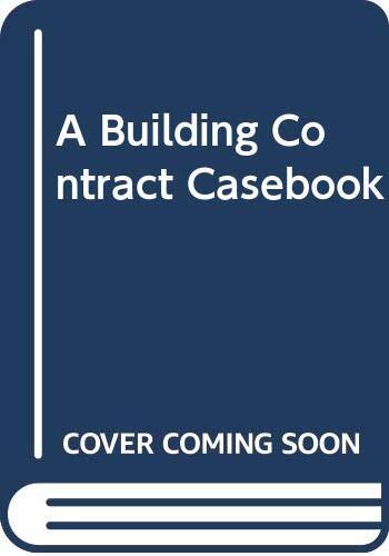 Building contract - a,