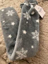 LONG FLUFFY GREY SNOWFLAKE HOT