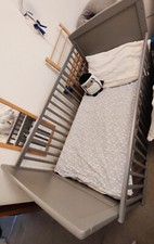 Cotbed grey - cot & bed - 140x70cms