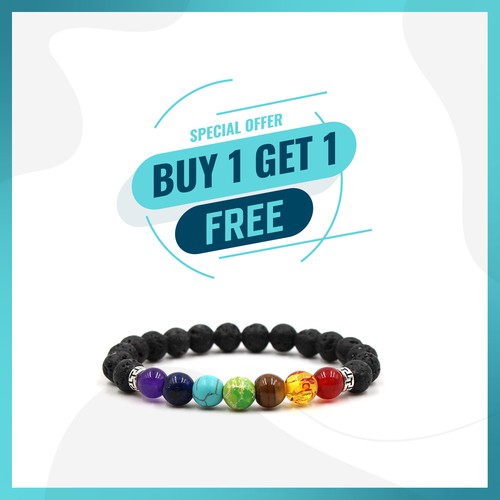 Chakra bracelet crystal - bracelet,