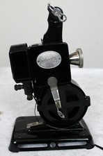 Pathescope Pathe Kid 9.5mm Projector, & notcher, with delux case, 1930s FREEPOST