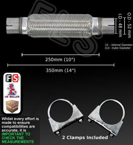 Universal stainless clamp - universal, on