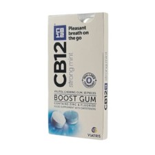 CB12 Boost Sugar Free Strong Mint Chewing Gum - 10 Pieces Of Gum -