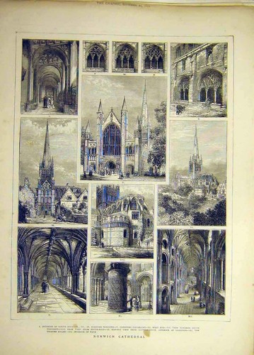 Original old antique print - original,
