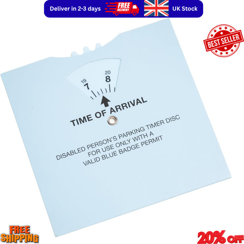 Blue badge parking clock timer - badge,
