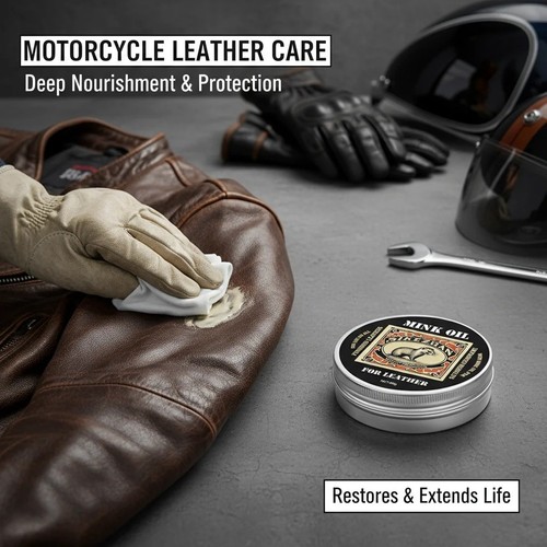 Mink oil leather care - leather, cream
