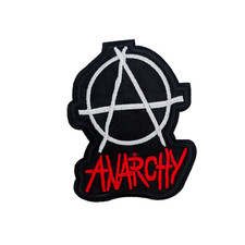 Anarchy Embroidered Patch Sew