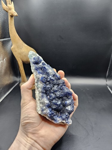 Blueberry fluorite from inner - blueberry,