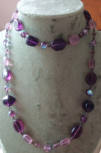 Vintage style purple glass - purple,