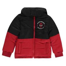 MARVEL SPIDERMAN: PADDED WINTER COAT,  9/10YRS,NWT