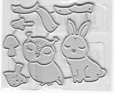 Owl & Rabbit Cutting Die Set