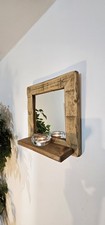 Mirror with Shelf Candle