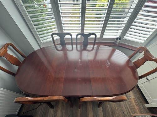 Dining table with - table, 6