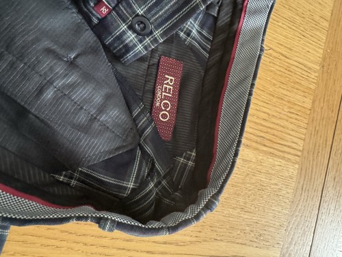 Mens relco blue tartan - blue,