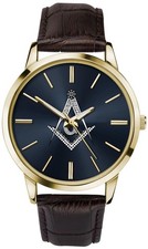 Sekonda Men's Masonic Watch with Blue Dial 90095