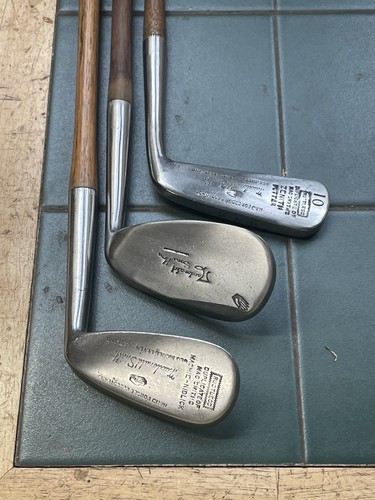 Hickory golf clubs geo - golf, x3