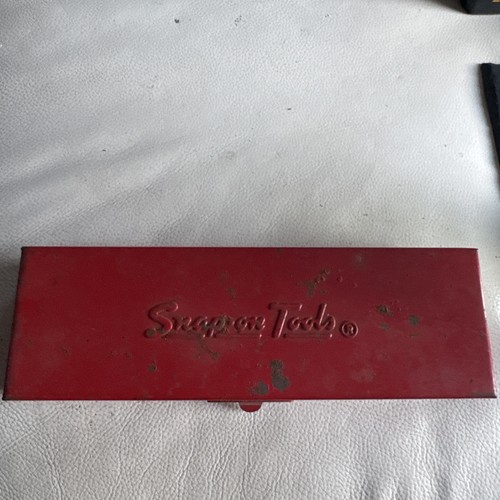 Snap metal toolbox tin - toolbox, case