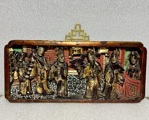 Antique chinese carved gilded - antique,