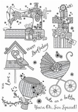 HUNKYDORY A5 Clearly Stamps ~