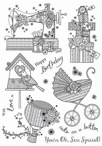 Hunkydory clearly stamps - a5,