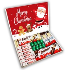 Kinder Bueno Milk Chocolate Christmas Gift Box Hamper Kinder Christmas Present