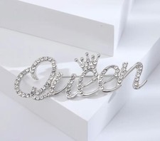 Ladies Silver Diamonte Queen