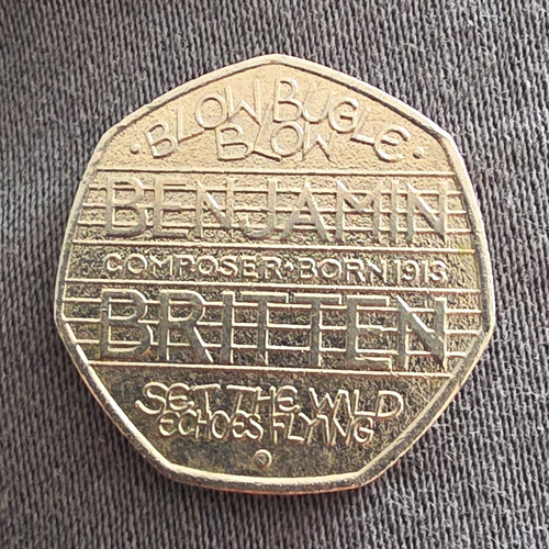 2013 50p benjamin britten - 2013,