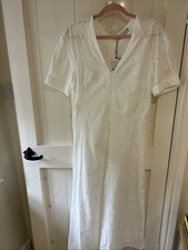 Zara Women's White Broderie