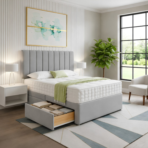 Reinforced divan bed set - set, with