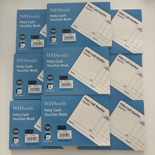 Pads petty cash - petty, voucher