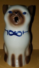 Tony Wood Staffordshire  - Cat Ceramic Milk / Cream Jug