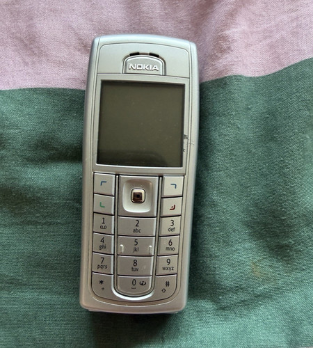 Nokia 6230i silver slider - nokia,