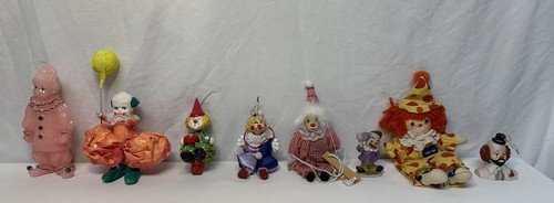 Vintage clown doll figures - vintage,