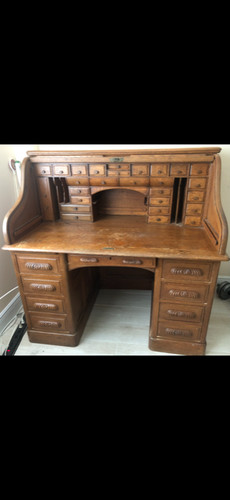 Antique oak roll - antique,