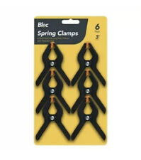 6Pack 3" SPRING CLAMPS Holder