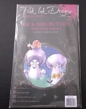 Pink Ink Clear Stamp Set Mr &