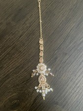 Indian head Tikka Golden Head Chain Tikka head jewellery 