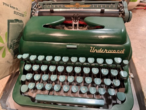 1956 underwood quiet - 1956, tab
