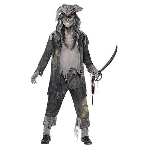 Ghost ship ghoul pirate - ghost, grey