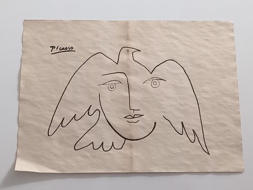 Pablo picasso drawing paper - pablo,