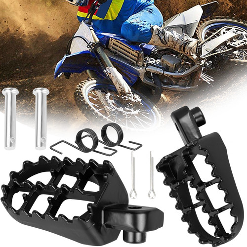 Dirt bike grey foot pegs - dirt,