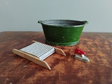 Antique Dolls House Zinc Bath