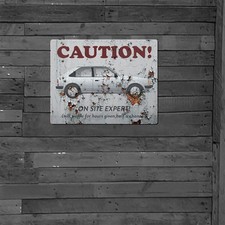 Man Cave Metal Sign Pub Disco Shed MK1 Vauxhall Astra GTE Vintage Rust Retro ...