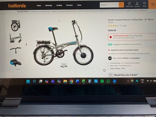 Apollo folding bike - folding,