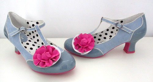 Ruby shoo unworn sky blue - ,