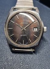 Vintage Certina Quartz Men's Watch Swiss Made Cal 750 Rare Dial
