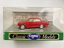 UNCOMMON BOXED CORGI FORD LOTUS CORTINA IN DARK RED 1:43 SCALE UK MADE 1989